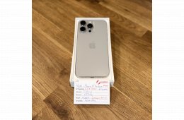 Apple iPhone 15 Pro Max - 256 GB - Natúr Titán - Független - Akku 100% (119.)