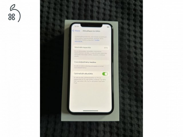 iPhone XS Space Gray 256 GB - Kártyafüggetlen telefon eladó