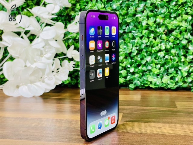 Eladó iPhone 14 Pro 128 GB Purple szép állapotú - 12 HÓ GARANCIA /Kód: 1234 /