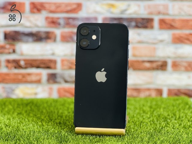 Eladó iPhone 12 Mini 64 GB Black szép állapotú - 12 HÓ GARANCIA - 7625