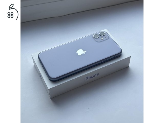 iPhone 11 64GB Purple - 1 ÉV GARANCIA, Kártyafüggetlen, 87% Akkumulátor
