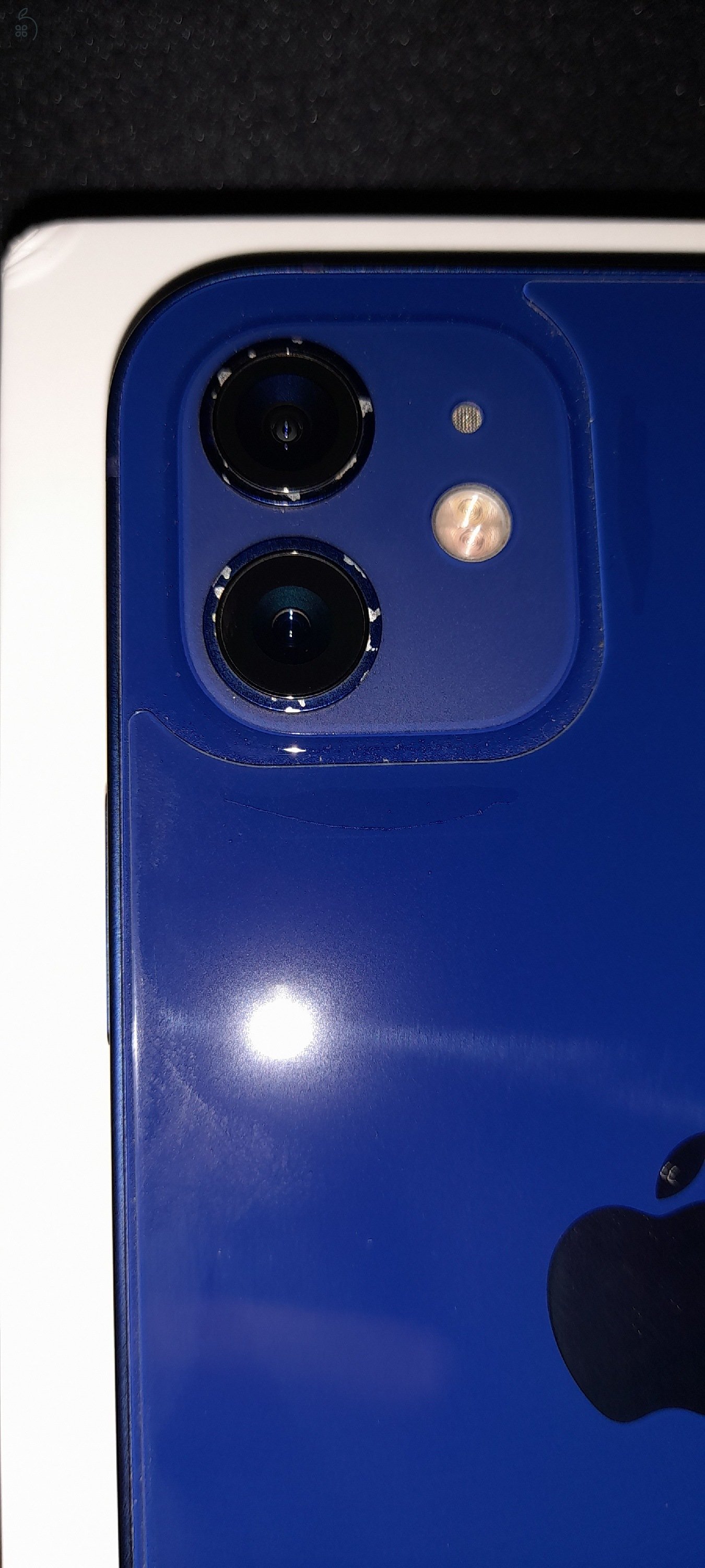 iPhone 12 64Gb Blue kártyafüggetlen, teljesen gyári, 86% akku