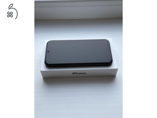 GYÖNYÖRŰ iPhone 11 128GB Black - 1 ÉV GARANCIA, Kártyafüggetlen, 88% Akkumulátor