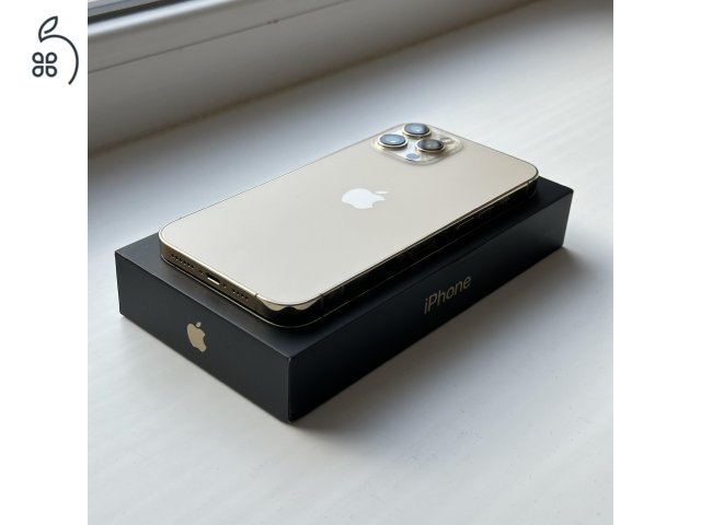 iPhone 12 Pro Max 256GB Gold - 1 ÉV GARANCIA , Kártyafüggetlen , 86% Akkumulátor