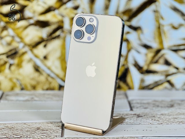 Eladó iPhone 13 Pro Max 256 GB Gold szép állapotú - 12 HÓ GARANCIA - S1366