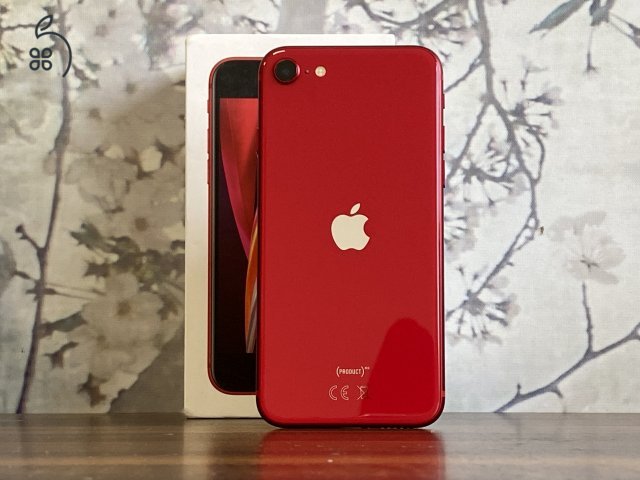 Eladó iPhone SE (2020) 64 GB RED 100% aksi szép állapotú - 12 HÓ GARANCIA - 6279