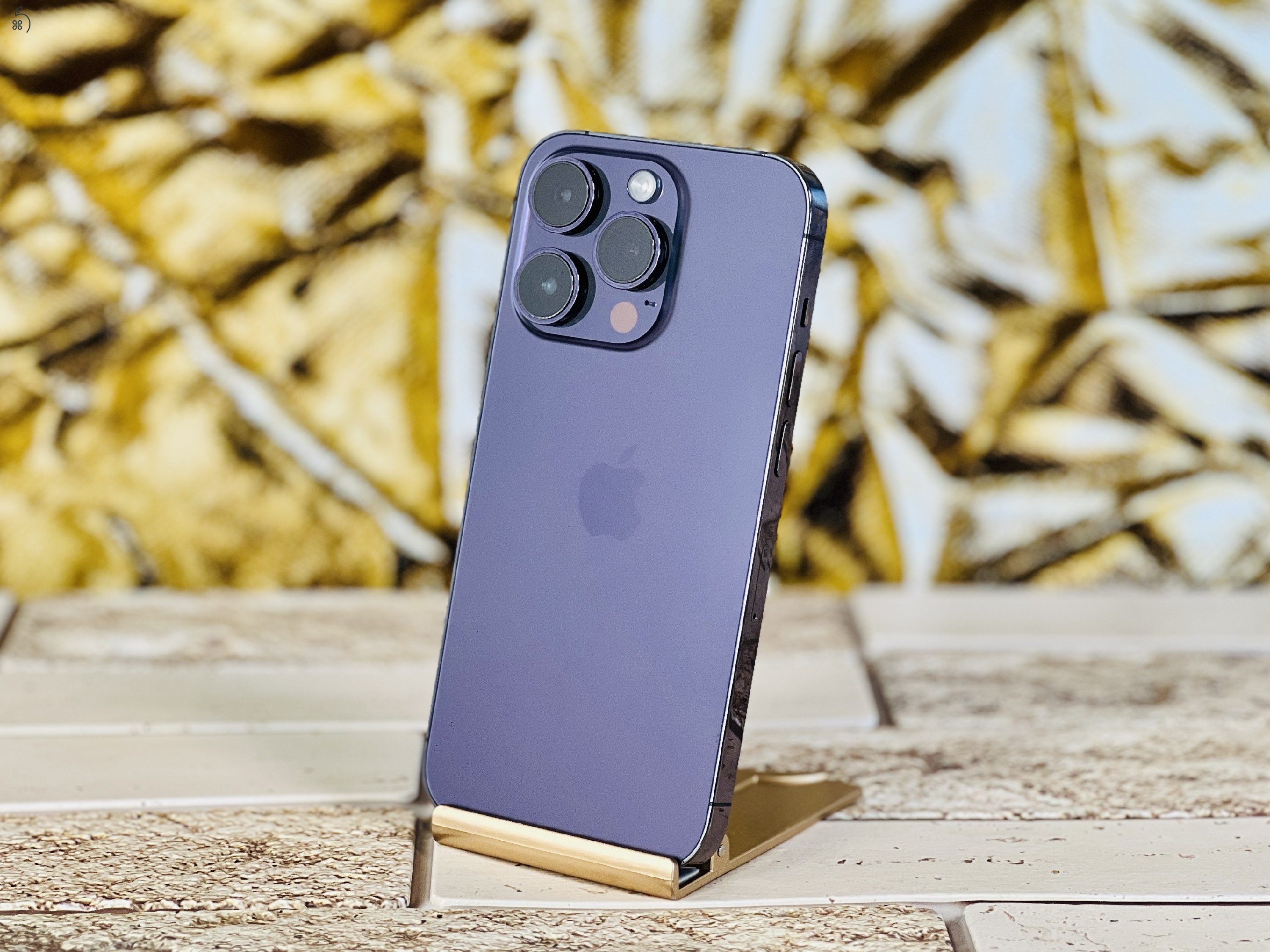 Eladó iPhone 14 Pro 128 GB Purple szép állapotú - 12 HÓ GARANCIA - S1234