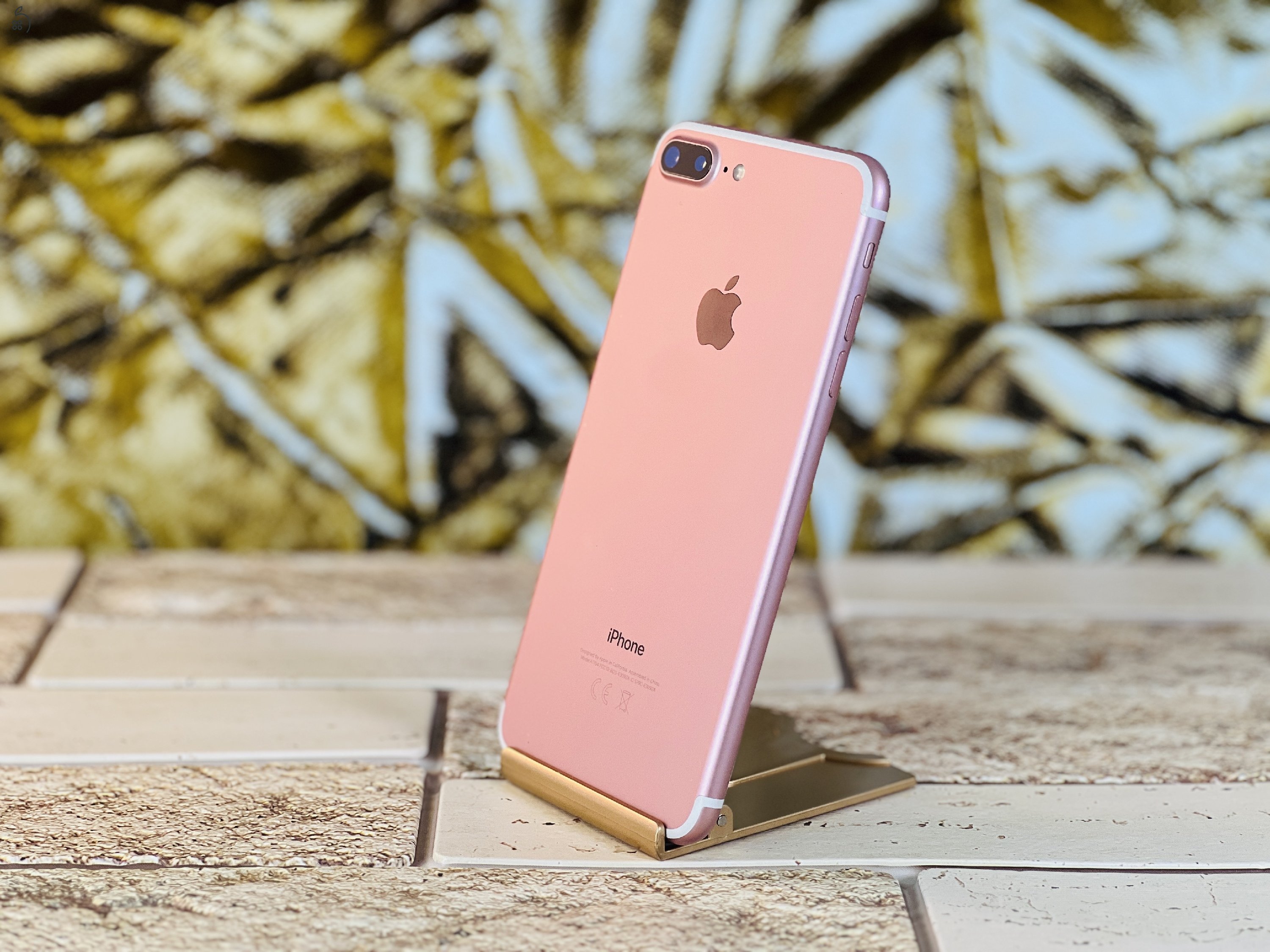 Eladó iPhone 7 Plus 128 GB Rose Gold 100% aksi szép állapotú - 12 HÓ GARANCIA - S989