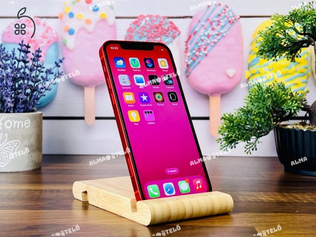 Eladó iPhone 12 64 GB PRODUCT RED szép állapotú - 12 HÓ GARANCIA - R7623