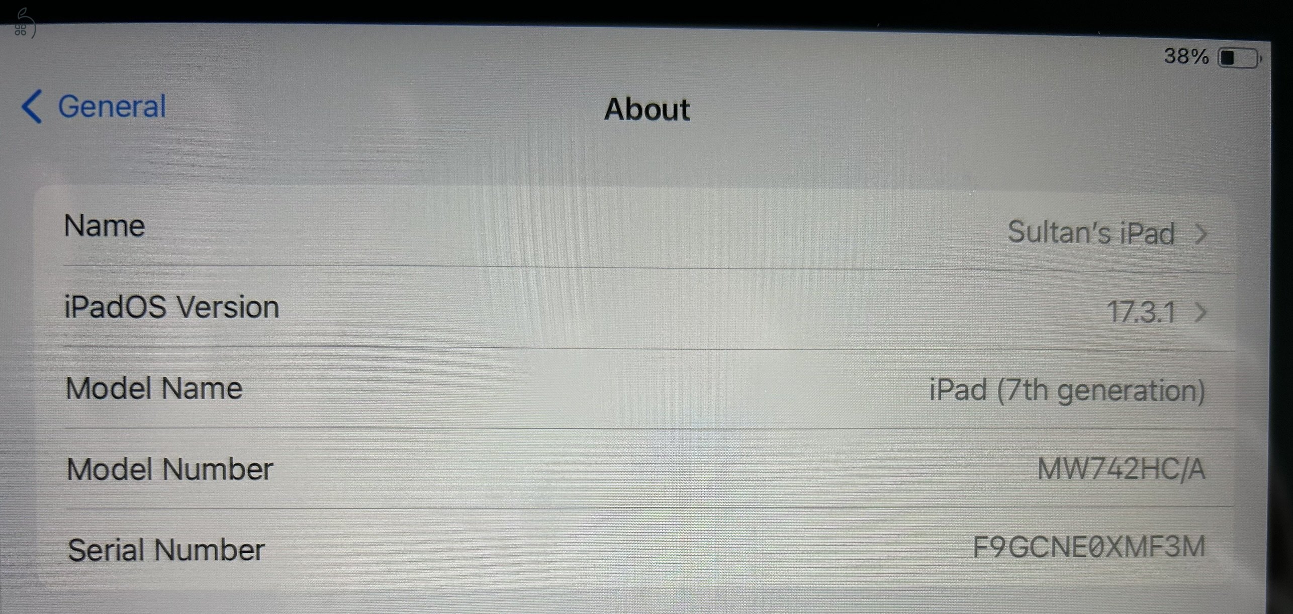 iPad 7th gen 10.2 Wifi A2197 32 GB Space Gray szép állapotú