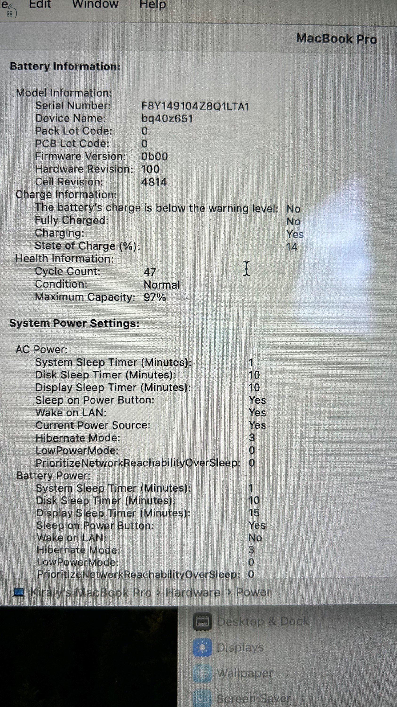 Eladó Baján MacBook Pro 14 (2021) M1