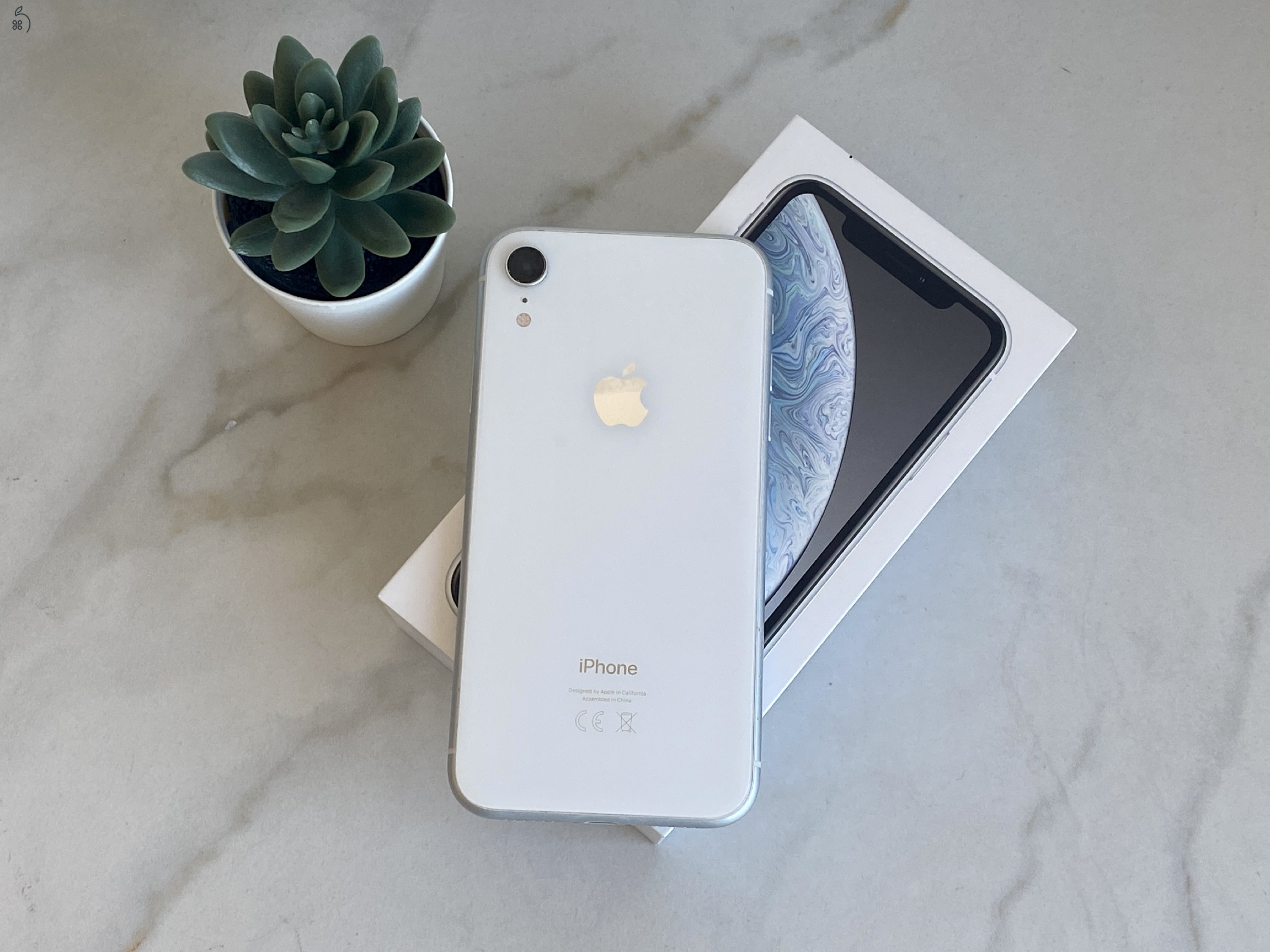Eladó iPhone XR 64 GB White szép állapotú - 12 HÓ GARANCIA - 1248