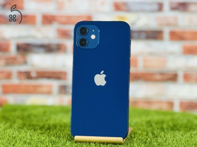 Eladó iPhone 12 64 GB Blue szép állapotú - 12 HÓ GARANCIA - 909