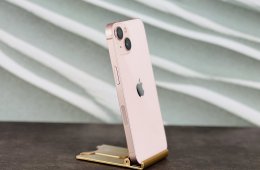 Eladó iPhone 13 128 GB Pink szép állapotú - 12 HÓ GARANCIA - 1240