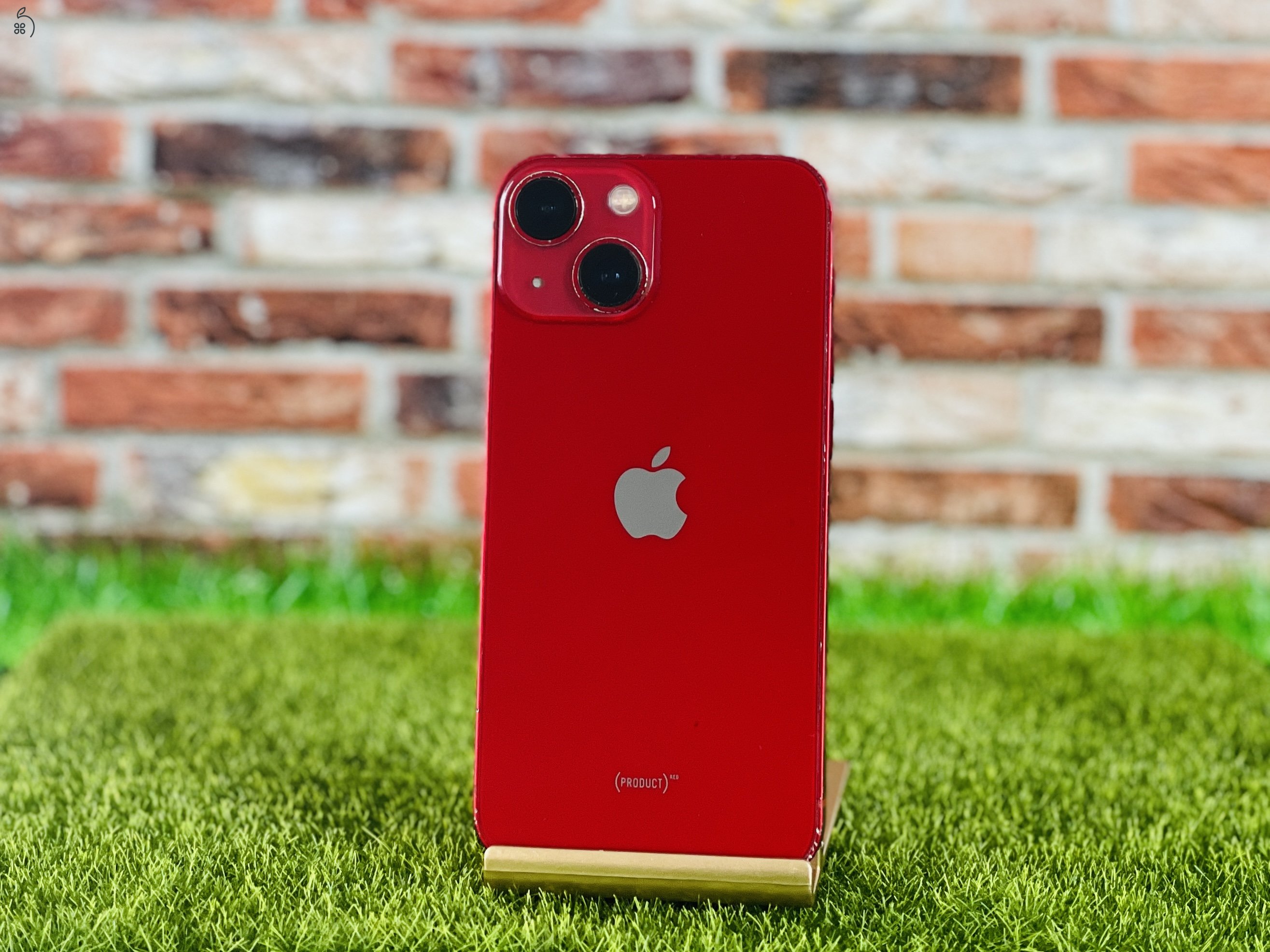 Eladó iPhone 13 Mini 128 GB PRODUCT RED szép állapotú - 12 HÓ GARANCIA - 224