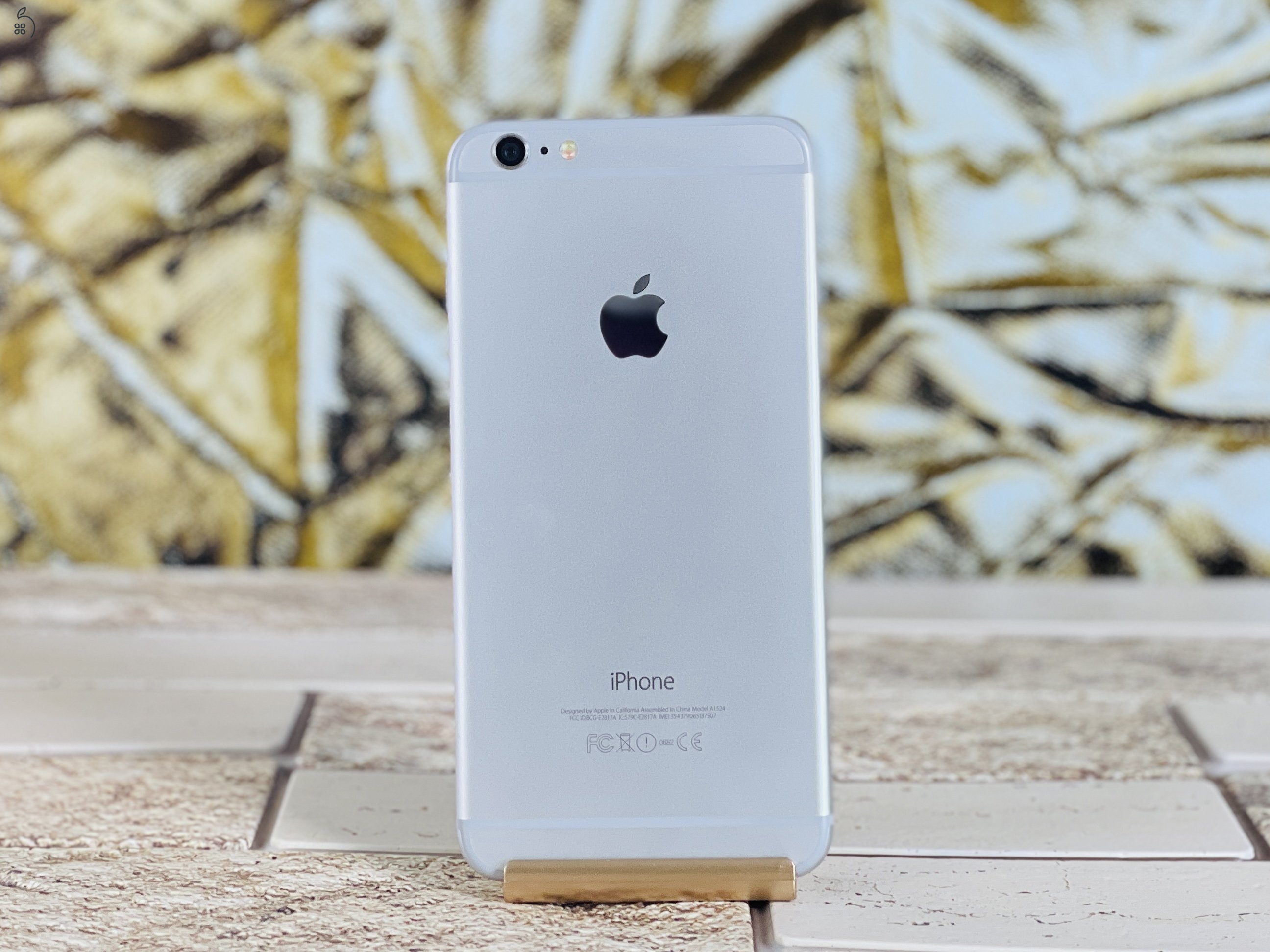 Eladó iPhone 6 Plus 16 GB Silver szép állapotú - 12 HÓ GARANCIA - R5072