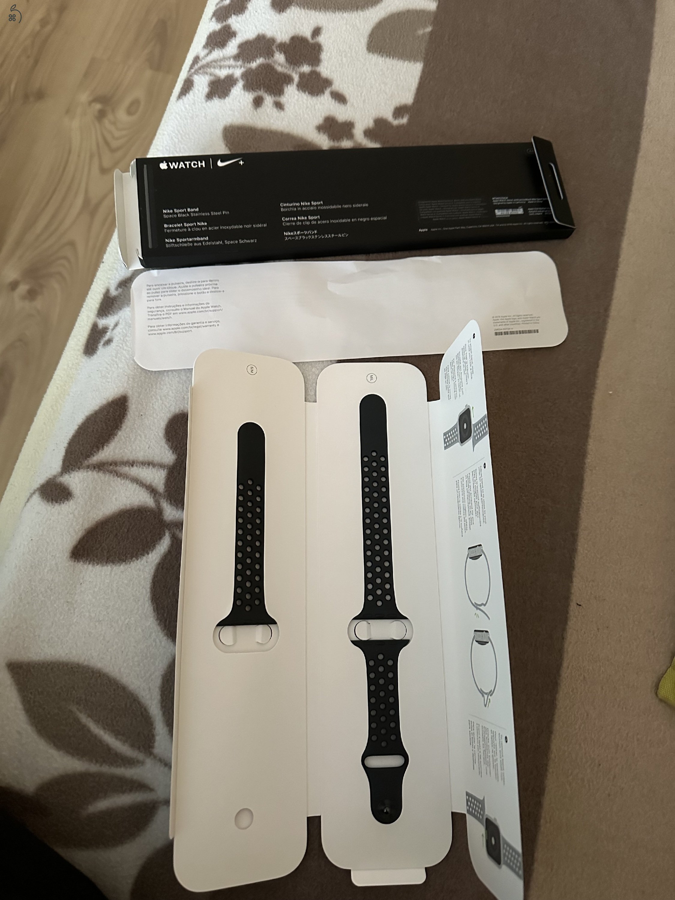Apple Watch 44mm Anthracite/Black Nike Sport Band 