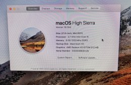 iMac / 2011 Mid / i5 2.7 GHz 4 mag / 8 GB RAM / 240 GB SSD + 1 TB HDD