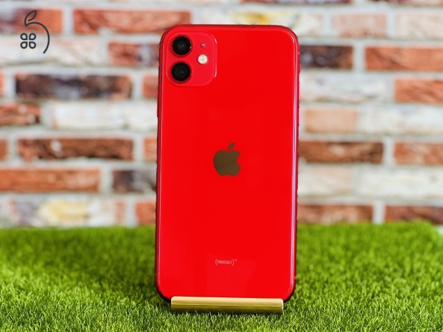 Eladó iPhone 11 64 GB PRODUCT RED szép állapotú - 12 HÓ GARANCIA - 7410