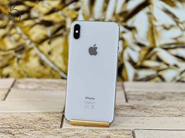 Eladó iPhone XS Max 64 GB Silver szép állapotú - 12 HÓ GARANCIA - S1274
