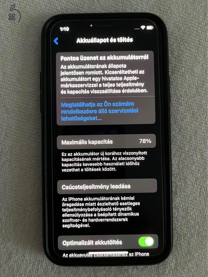 iphone 11 pro 64gb zöld 