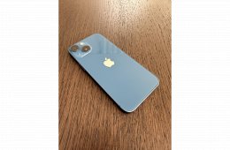 iPhone 13 mini kék 128GB, kijelző védő üveges, tokkal hordott