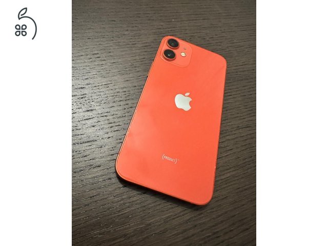 iPhone 12 mini red 128GB, tokkal hordott