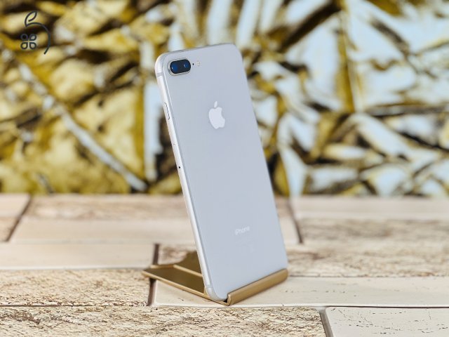 Eladó iPhone 8 Plus 64 GB Silver 100% aksi szép állapotú - 12 HÓ GARANCIA - L4363