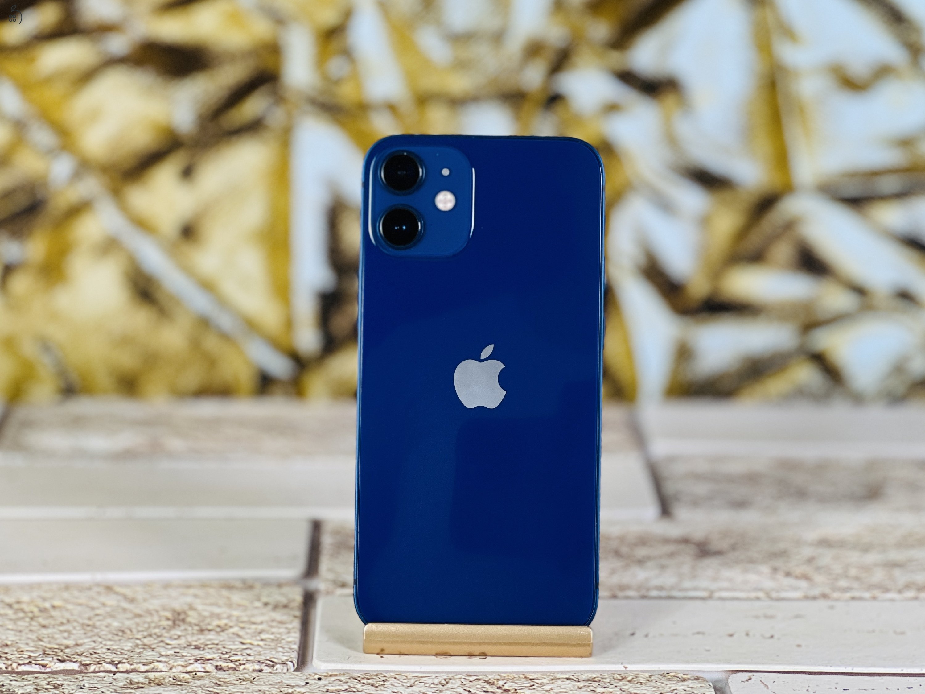 Eladó iPhone 12 Mini 128 GB Blue szép állapotú - 12 HÓ GARANCIA - S839