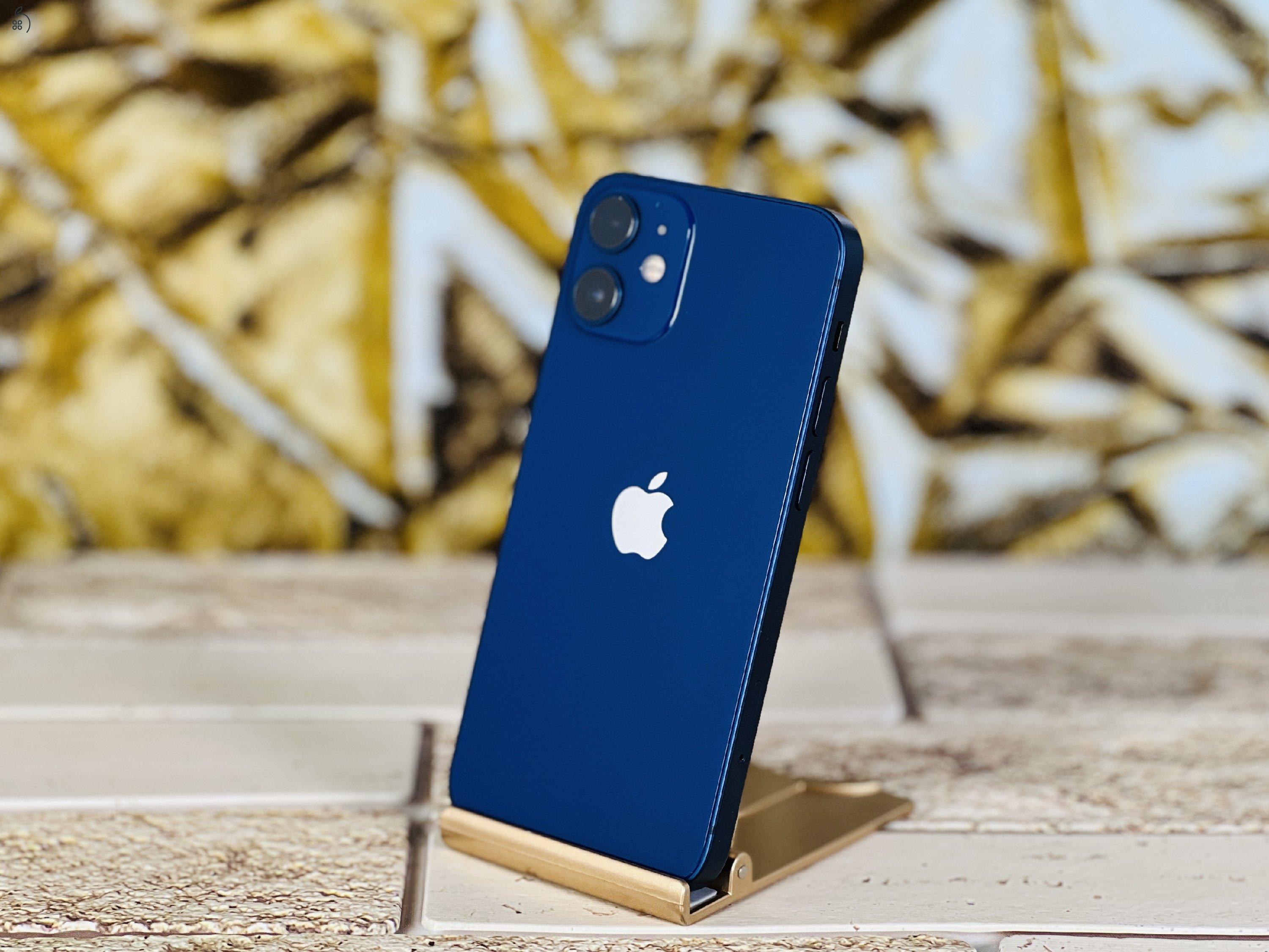 Eladó iPhone 12 Mini 128 GB Blue szép állapotú - 12 HÓ GARANCIA - S839