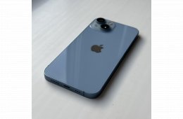 iPhone 14 256GB Blue - Kártyafüggetlen,1 ÉV GARANCIA, 90% Akkumulátor