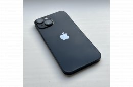 iPhone 14 128GB Midnight -1 ÉV GARANCIÁVAL, Kártyafüggetlen, 90% akkumulátor