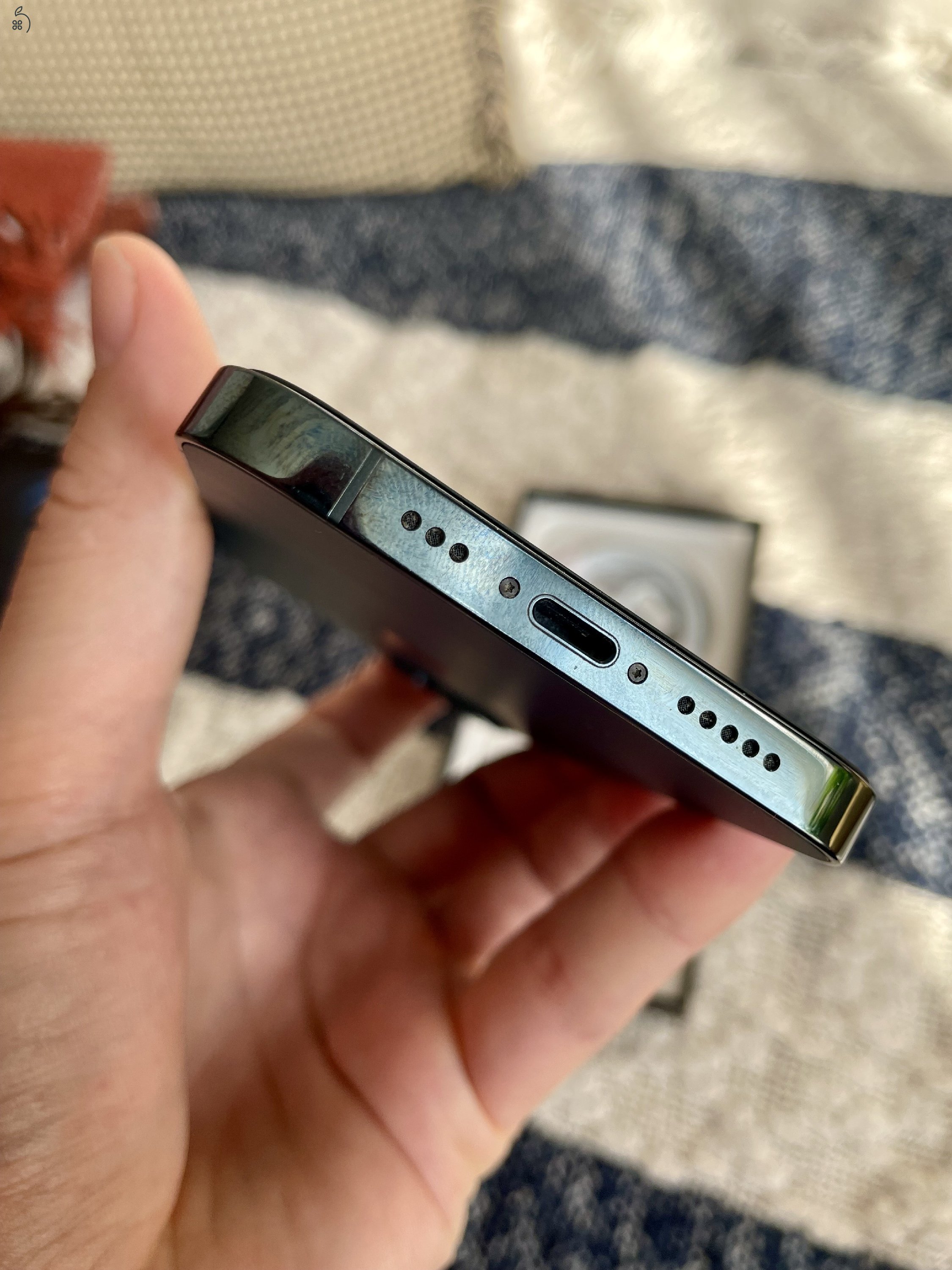 Apple iPhone 12 Pro 128GB Pacific Blue, Garancia, független , 97% Akkumulátor