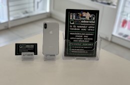 iPhone X 64GB Silver Független Újszerű/1 hónap gar./Akku 100%/z15/