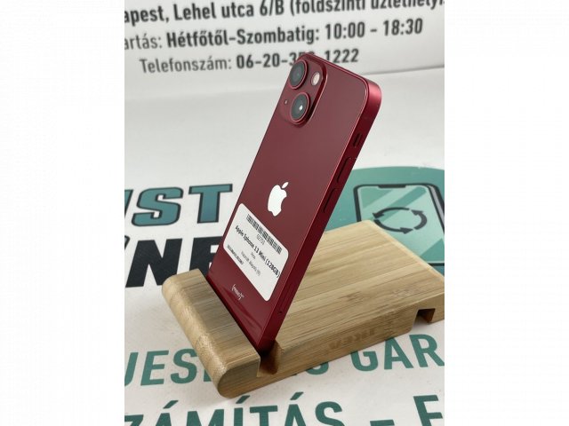 !! 1 ÉV GARANCIA !! Apple Iphone 13 Mini Piros 128GB – K2753 – 100% AKKU