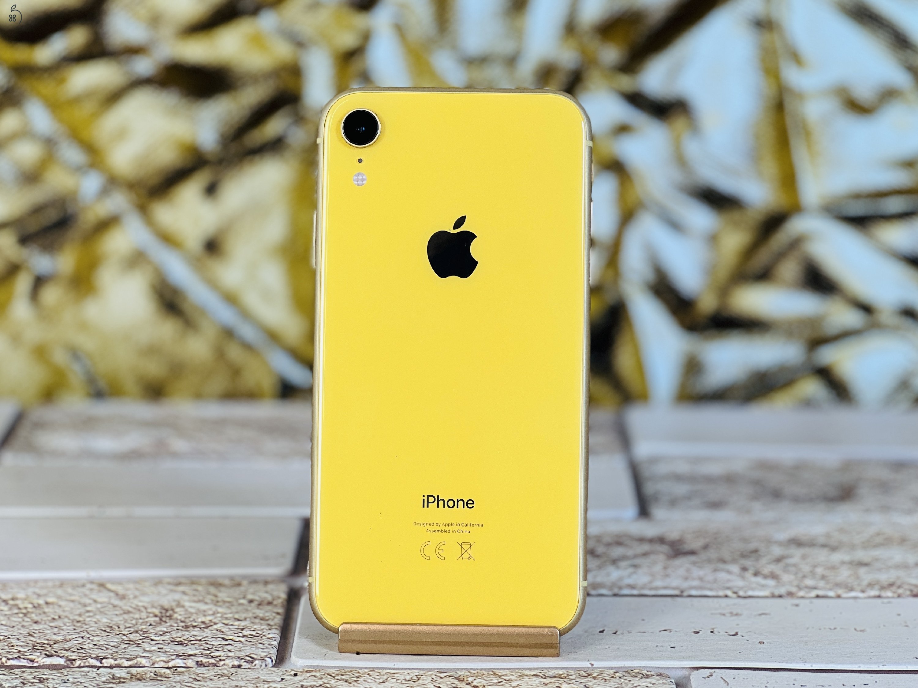 Eladó iPhone XR 128 GB Yellow szép állapotú - 12 HÓ GARANCIA - L4449