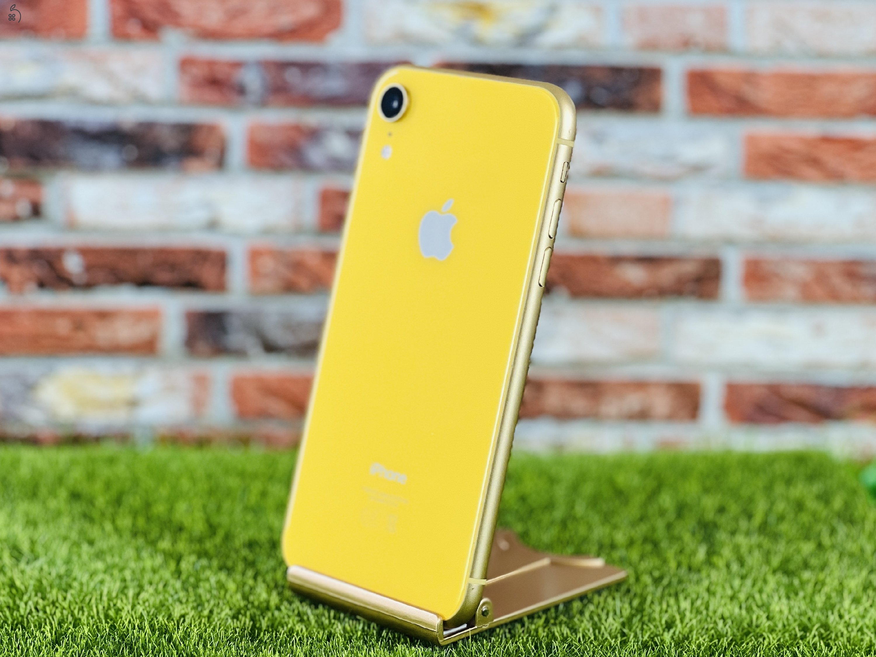 Eladó iPhone XR 128 GB Yellow szép állapotú - 12 HÓ GARANCIA - 4449