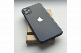 iPhone 11 128GB Black - 1 ÉV GARANCIA , Kártyafüggetlen, 84% Akkumulátor
