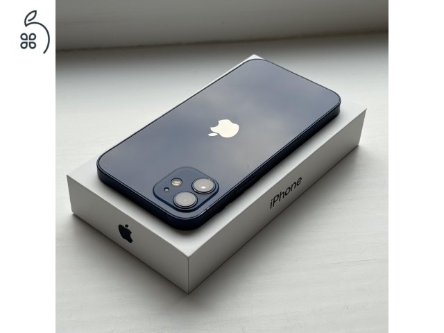 iPhone 12 64GB Blue - 3 Hónap GARANCIA, Kártyafüggetlen, 85% Akkumulátor