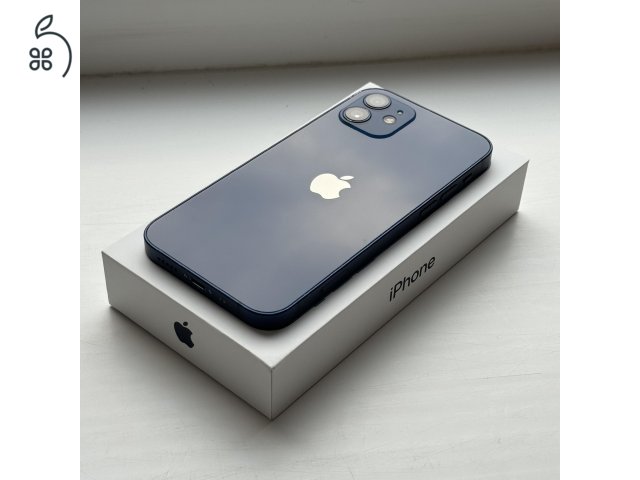 iPhone 12 64GB Blue - 3 Hónap GARANCIA, Kártyafüggetlen, 85% Akkumulátor