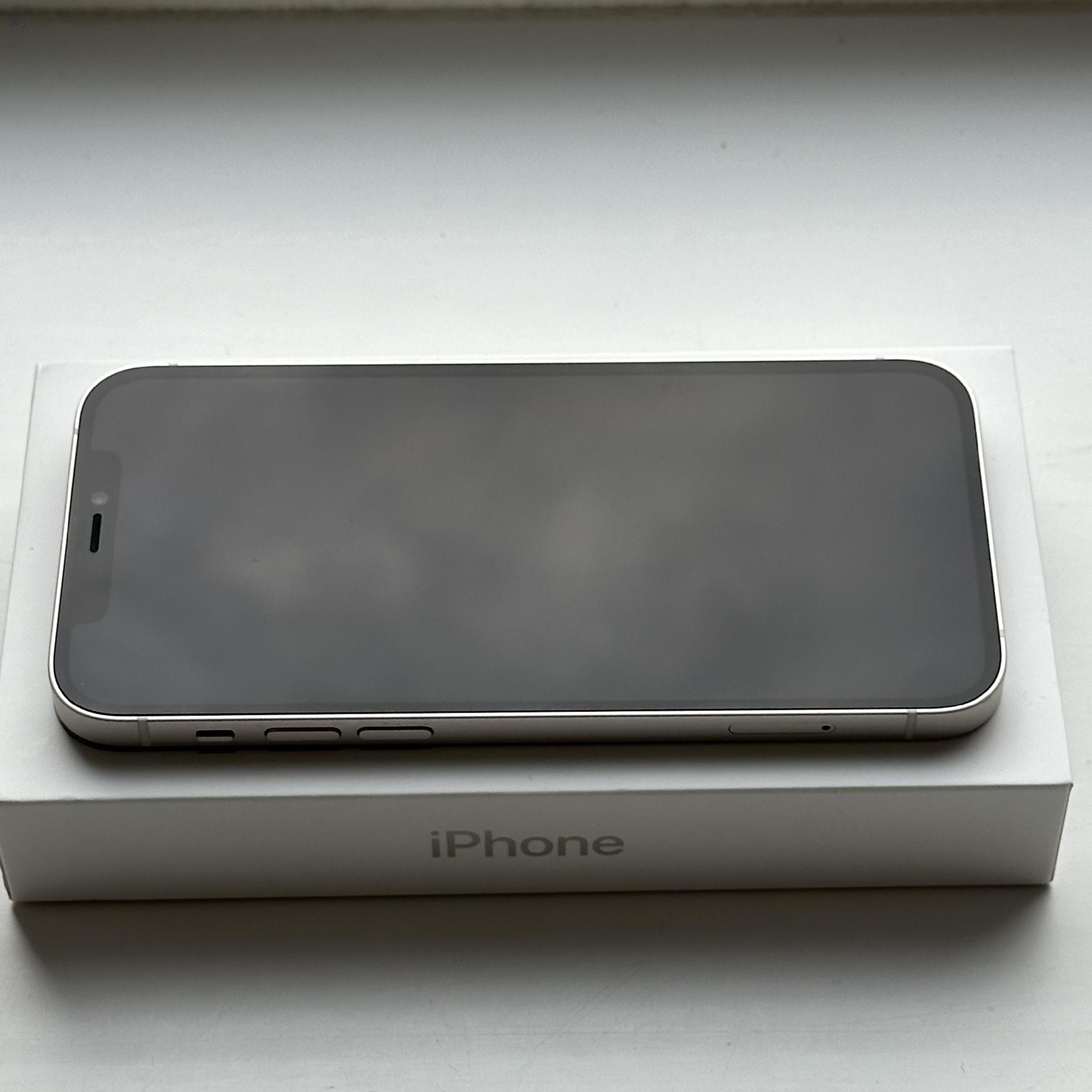 iPhone 12 64GB White - 1 ÉV GARANCIA, Kártyafüggetlen, 86% Akkumulátor
