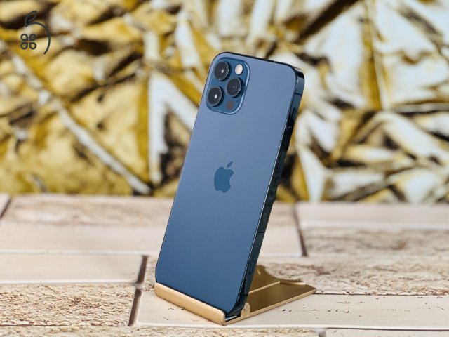Eladó iPhone 12 Pro 128 GB Pacific Blue 100% aksi szép állapotú - 12 HÓ GARANCIA - F609