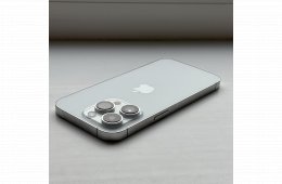  iPhone 14 Pro 512GB Silver - 1 ÉV GARANCIA, Kártyafüggetlen, Garanciával, 100% Akkumulátor