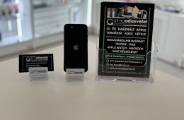 iPhone SE 2020 128GB Fekete Független/1 hónap gar./Akku 100%/p3298/