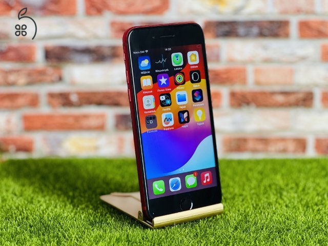 Eladó iPhone SE (2020) 64 GB PRODUCT RED 100% aksi szép állapotú - 12 HÓ GARANCIA - 6279