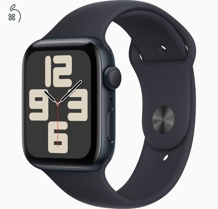 Apple Watch SE (2022)Fix ár,  GPS – 44 mm-es  alumíniumtok,új,bontatlan