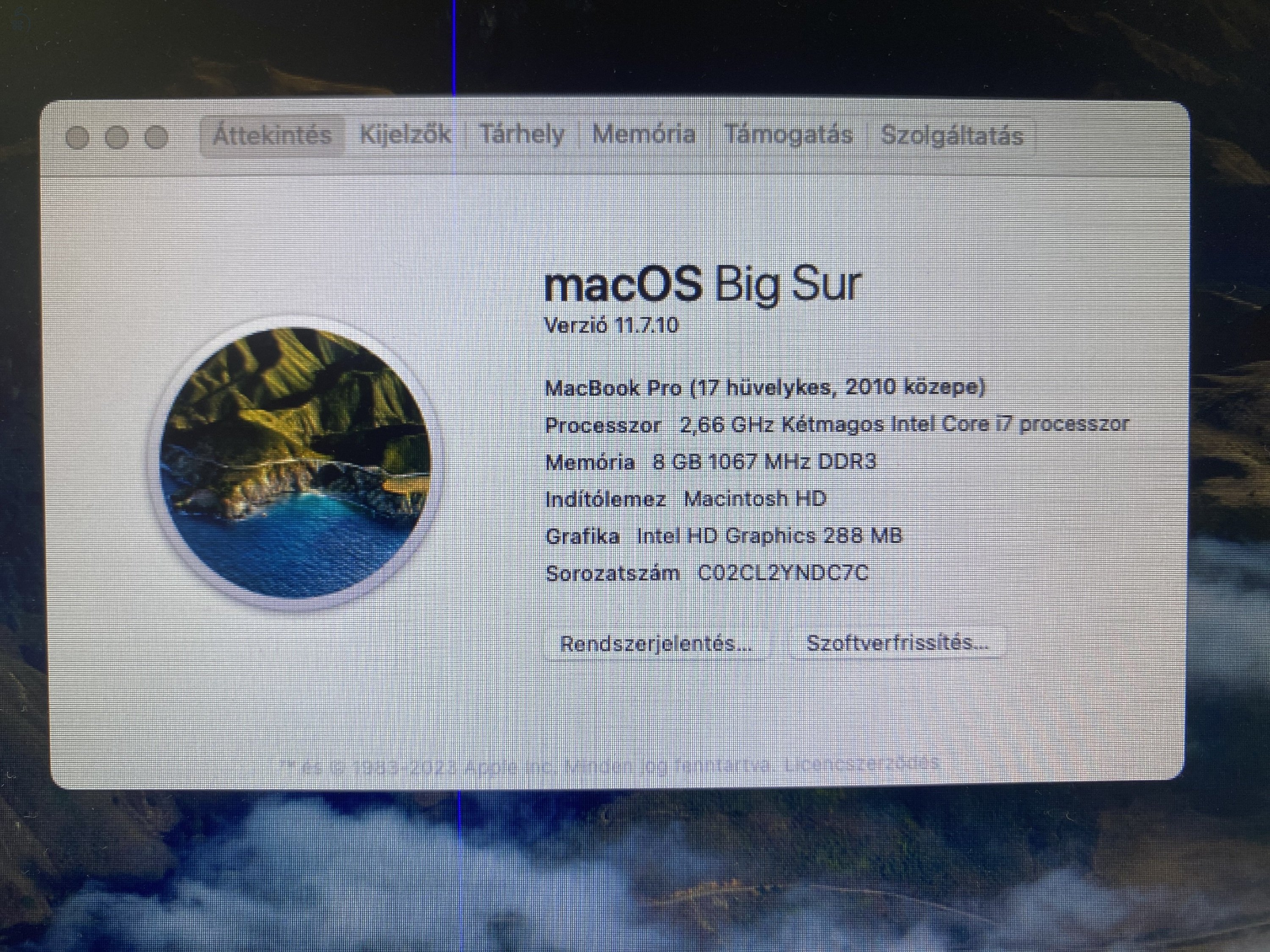 Apple Macbook Pro 2010 Mid 17”