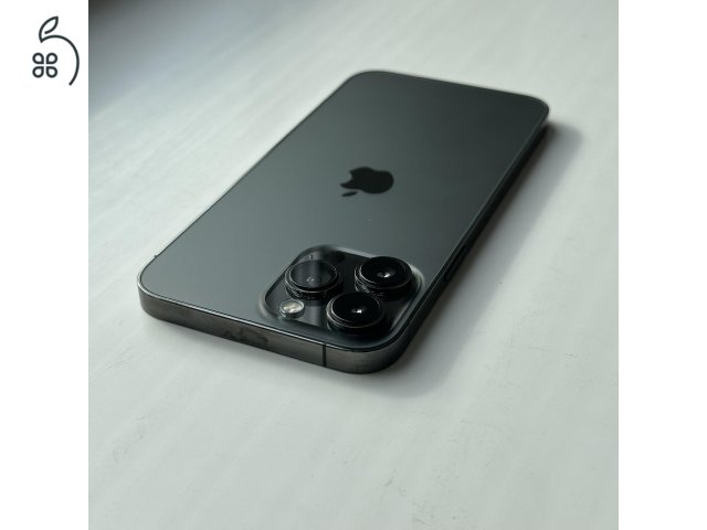 GYÖNYÖRŰ iPhone 13 Pro Max 128GB Graphite - 1 ÉV GARANCIA, Kártyafüggetlen, 88% Akkumulátor