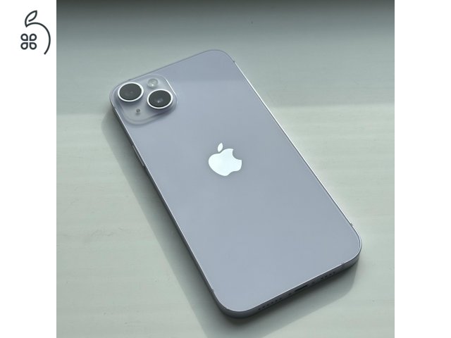 KARCMENTES iPhone 14 Plus 128GB Purple - 1 ÉV GARANCIA, Kártyfüggetlen, 87% Akkumulátor