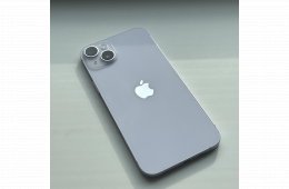 KARCMENTES iPhone 14 Plus 128GB Purple - 1 ÉV GARANCIA, Kártyfüggetlen, 87% Akkumulátor